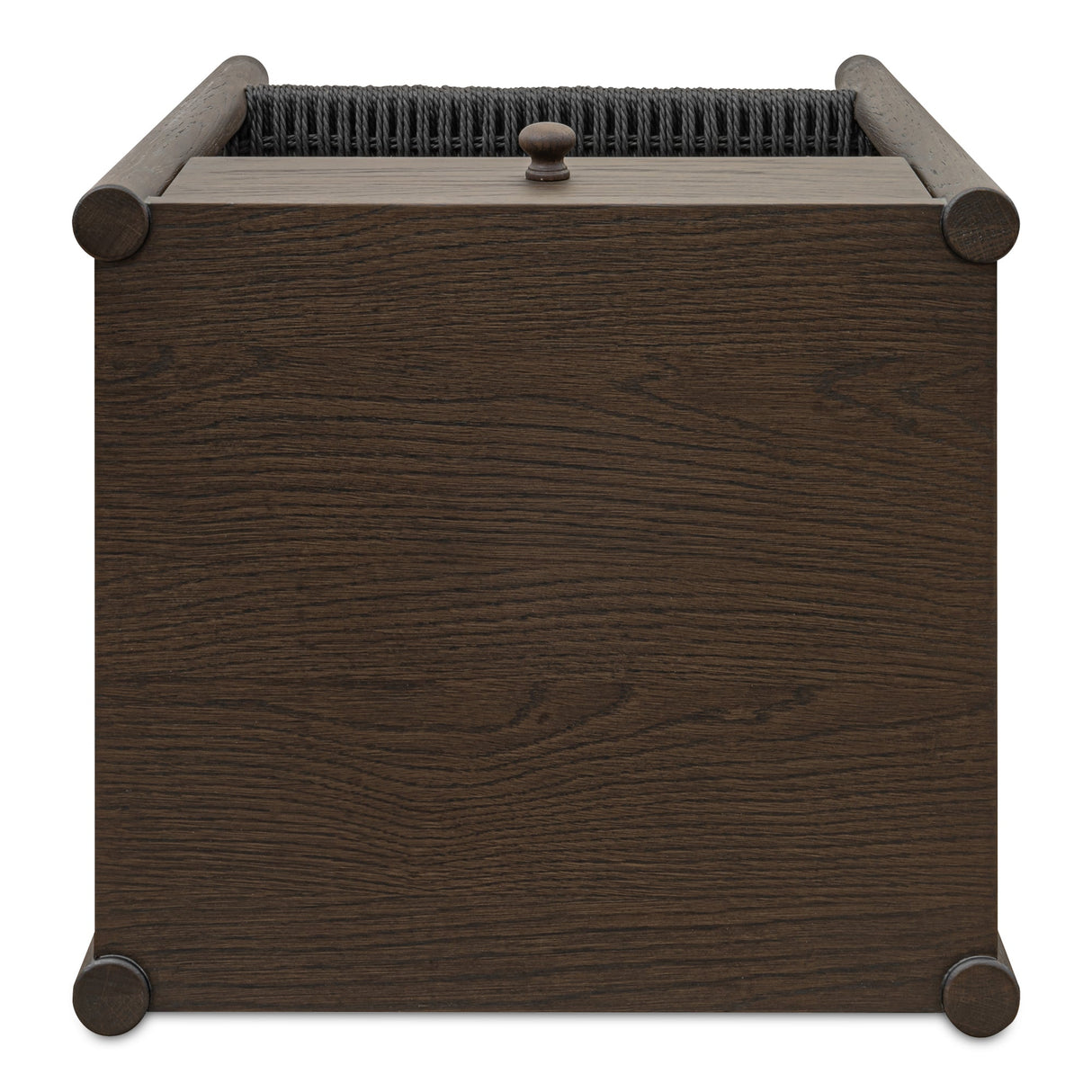 Millie Dark Brown Nightstand by Moe's Home at Eve Furniture
