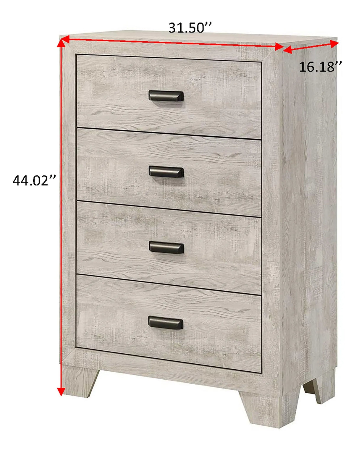Millie White Chest by Crown Mark at Eve Furniture