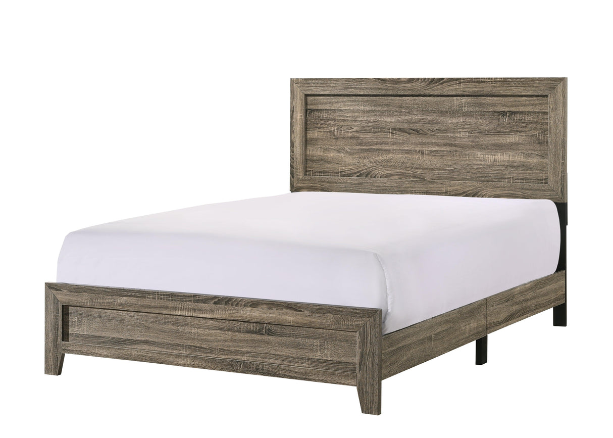 Millie Brownish Gray Panel Bedroom Set by Crown Mark at Eve Furniture