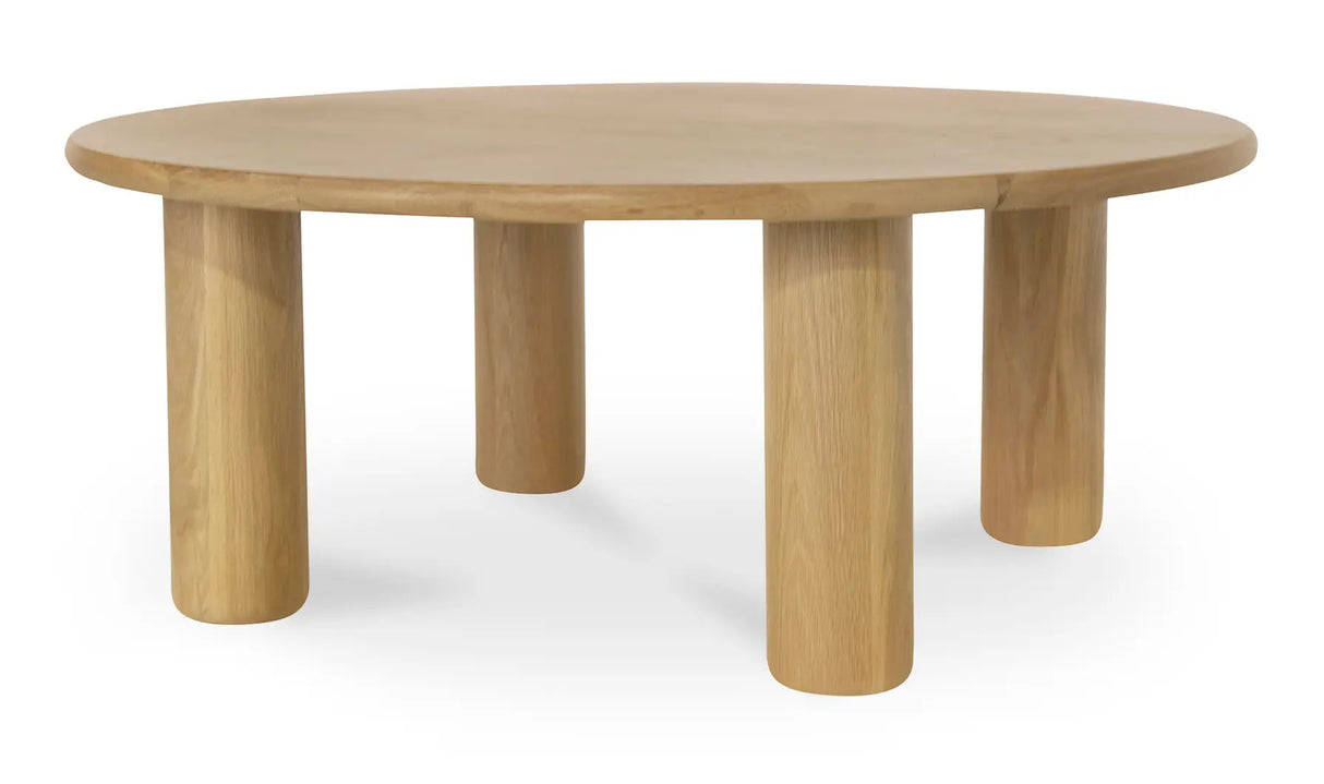 Milo Coffee Table - Oak by Moe's Home at Eve Furniture