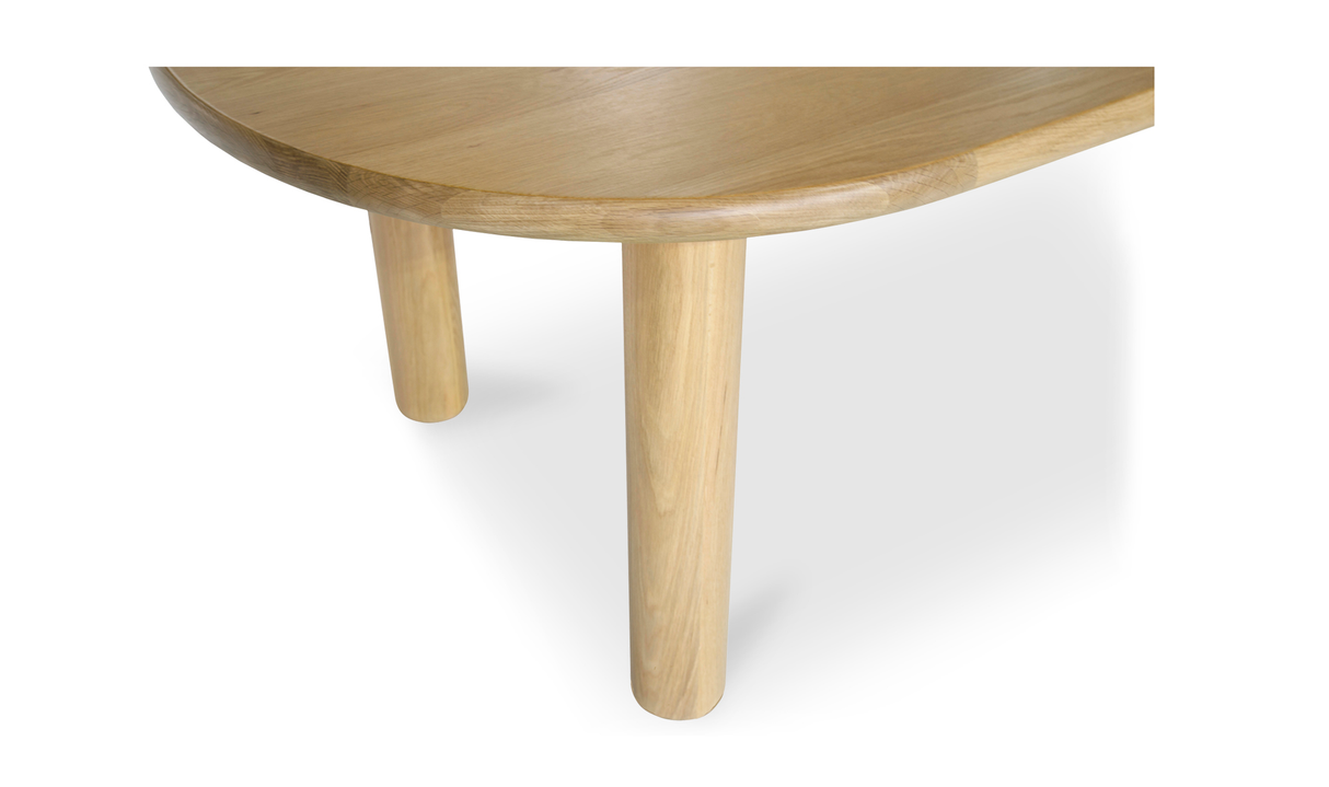 Milo Small Dining Table Oak by Moe's Home at Eve Furniture