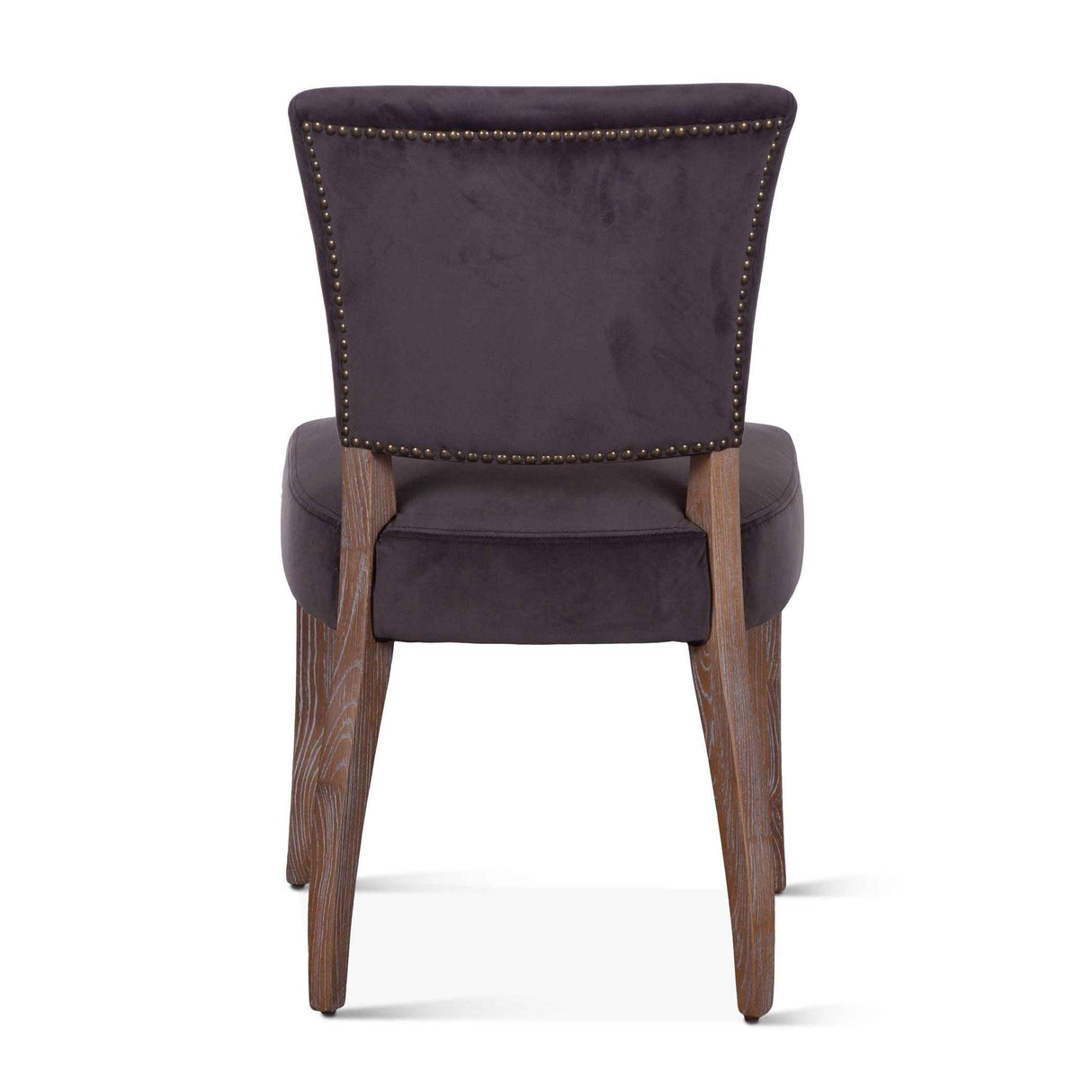 Mindy 21" Dining Chair in Asphalt Velvet with Napoleon Legs, Set of 2 by Home Trends & Design at Eve Furniture