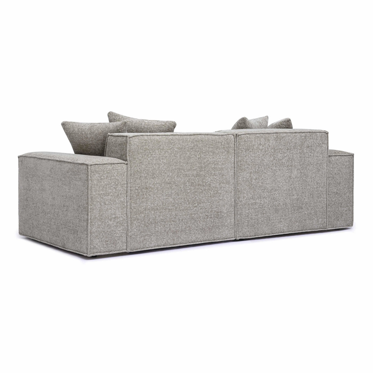 Mindy 84" Chenille Basketweave Modular Loveseat by TOV Furniture at Eve Furniture