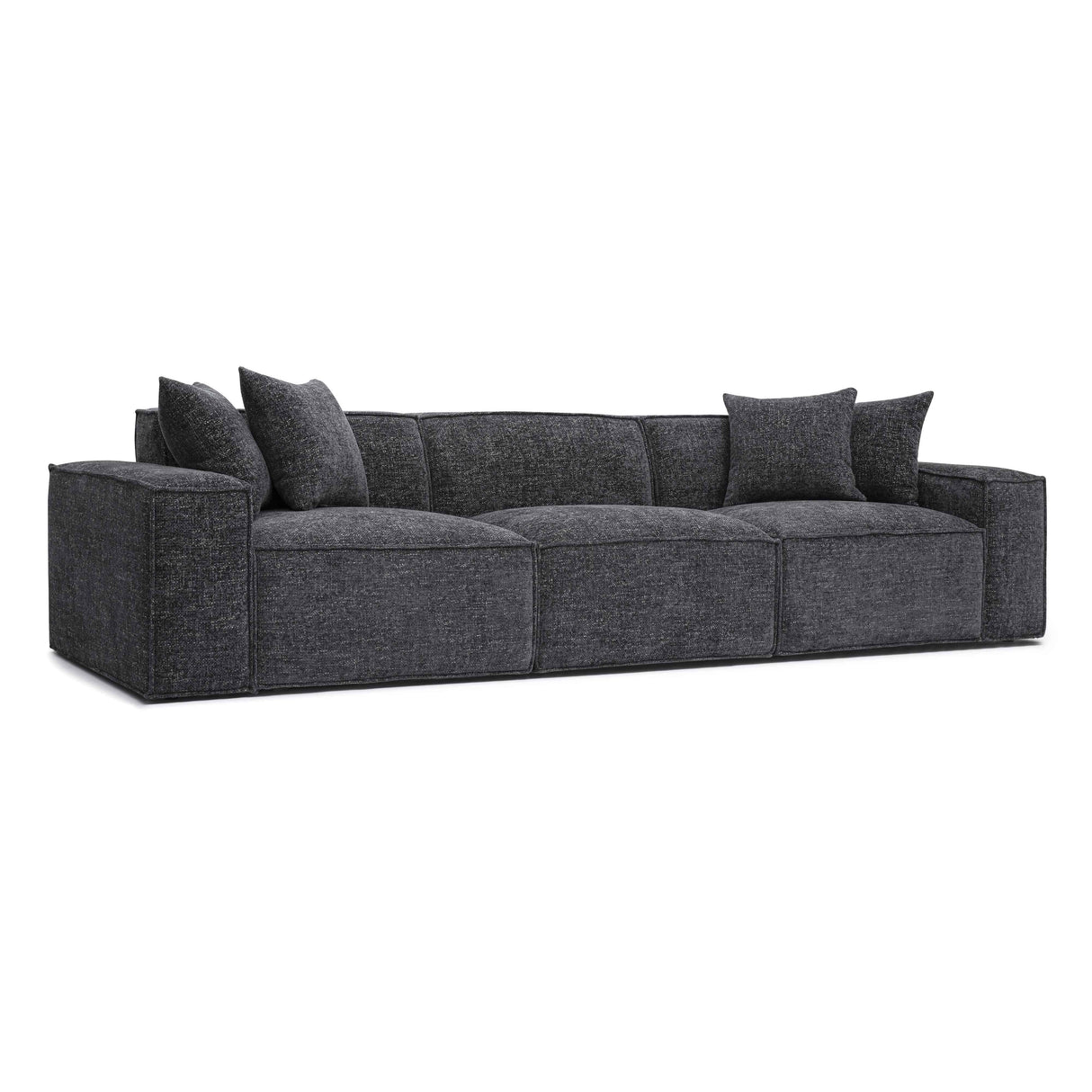 Mindy Chenille Basketweave Modular Sofa by TOV Furniture at Eve Furniture