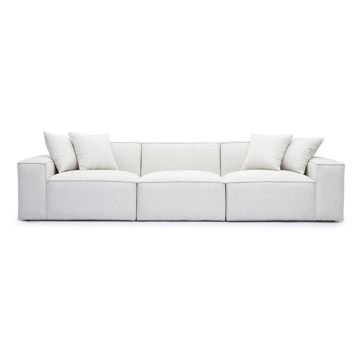 Mindy Chenille Basketweave Modular Sofa by TOV Furniture at Eve Furniture