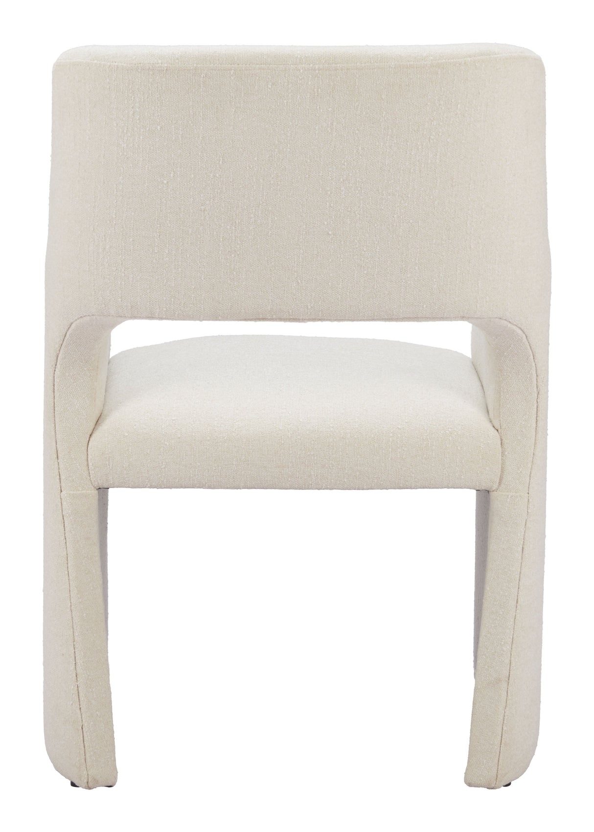 Minet Linen White Dining Chair by Zuomod at Eve Furniture