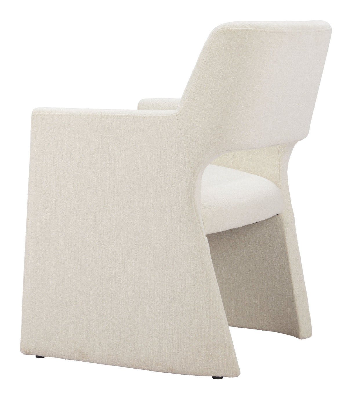 Minet Linen White Dining Chair by Zuomod at Eve Furniture