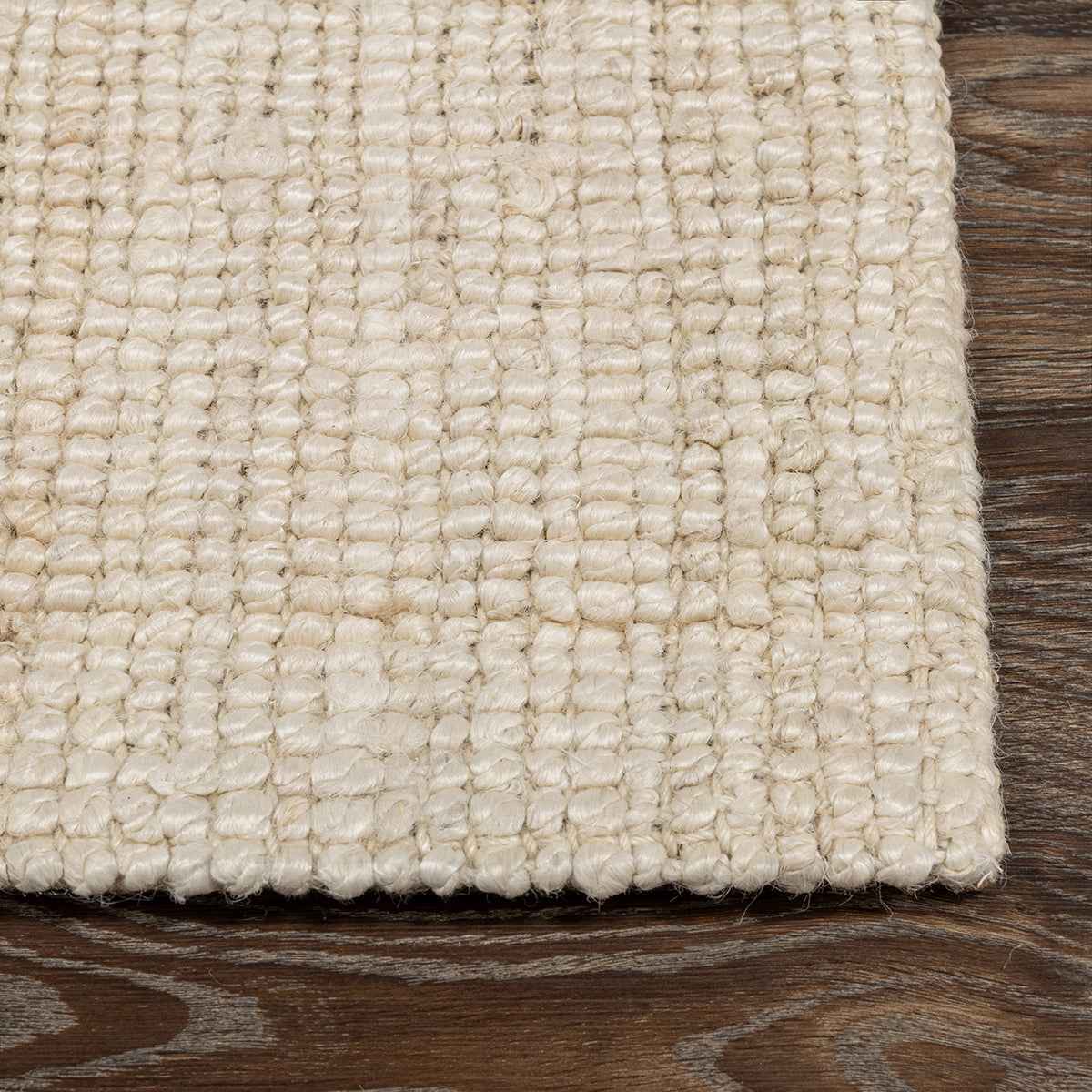 Mini Ivory Boucle Rug by Classic Home at Eve Furniture