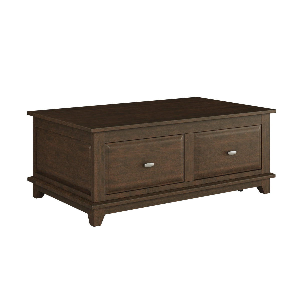 Minot Brown Cherry Lift Top Cocktail Table by Homelegance at Eve Furniture