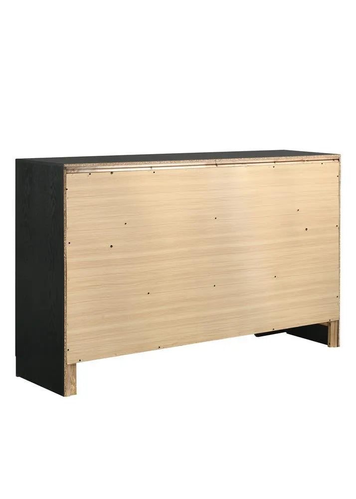 Miranda Black/Rhinestone 7-Drawer Dresser by Coaster at Eve Furniture