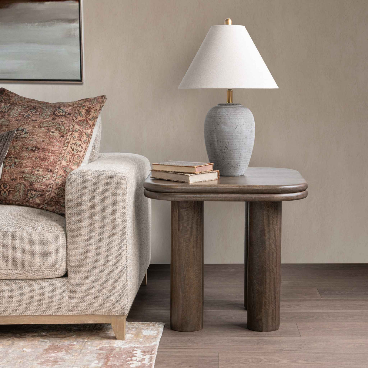 Miranda Cocoa Brown End Table by Classic Home at Eve Furniture