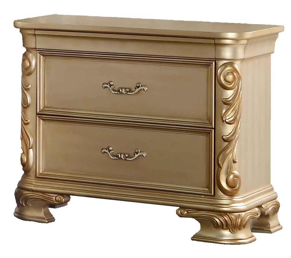 Miranda Gold Bedroom Set by Cosmos Furniture at Eve Furniture
