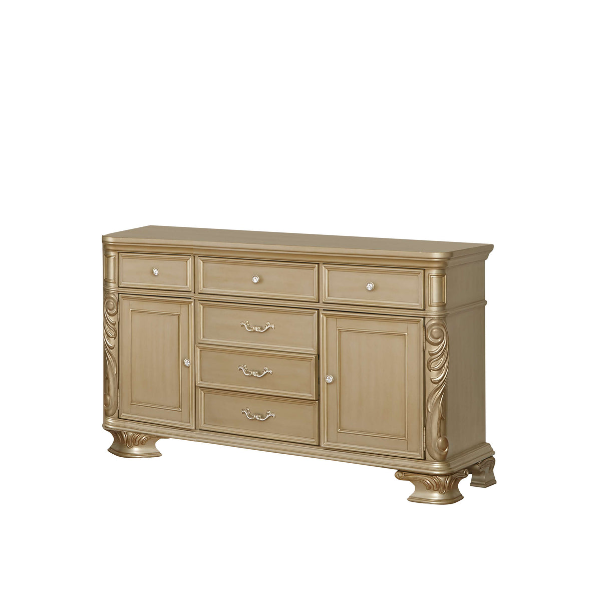 Miranda Dining Buffet - Gold by Cosmos Furniture at Eve Furniture