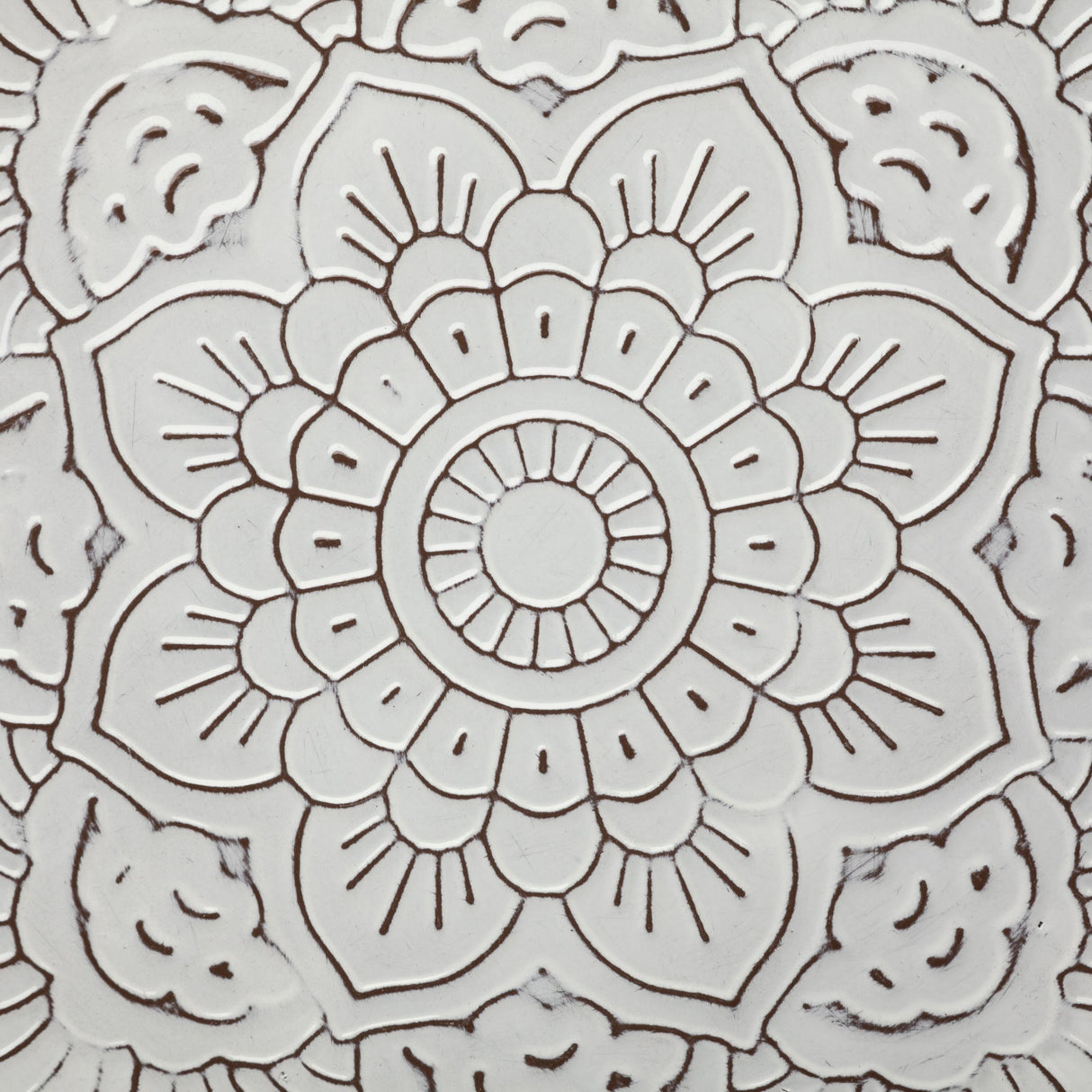 Miranda Set of 2 Stamped Metal Lotus Flower Wall Decor by Mercana at Eve Furniture