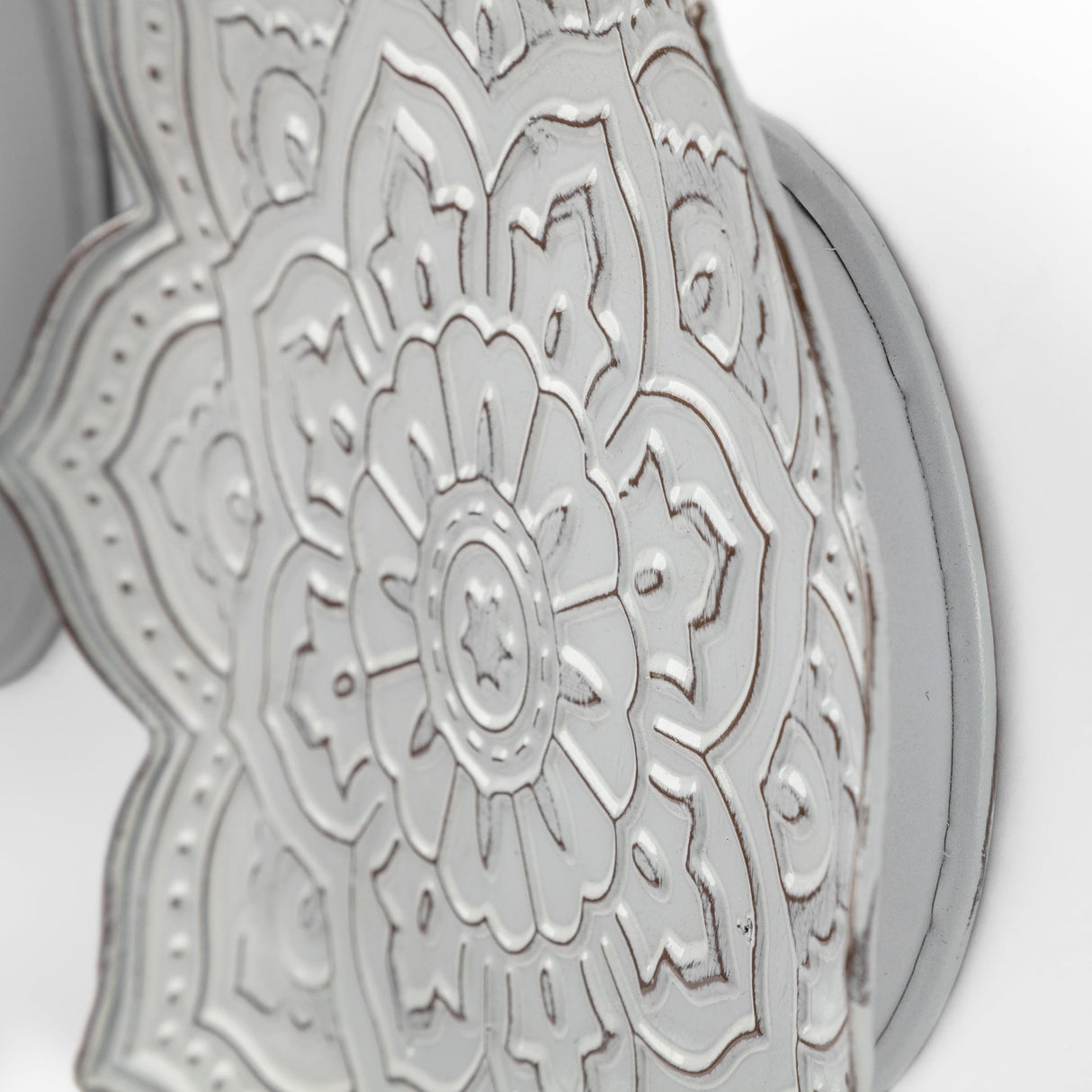 Miranda Set of 2 Stamped Metal Lotus Flower Wall Decor by Mercana at Eve Furniture