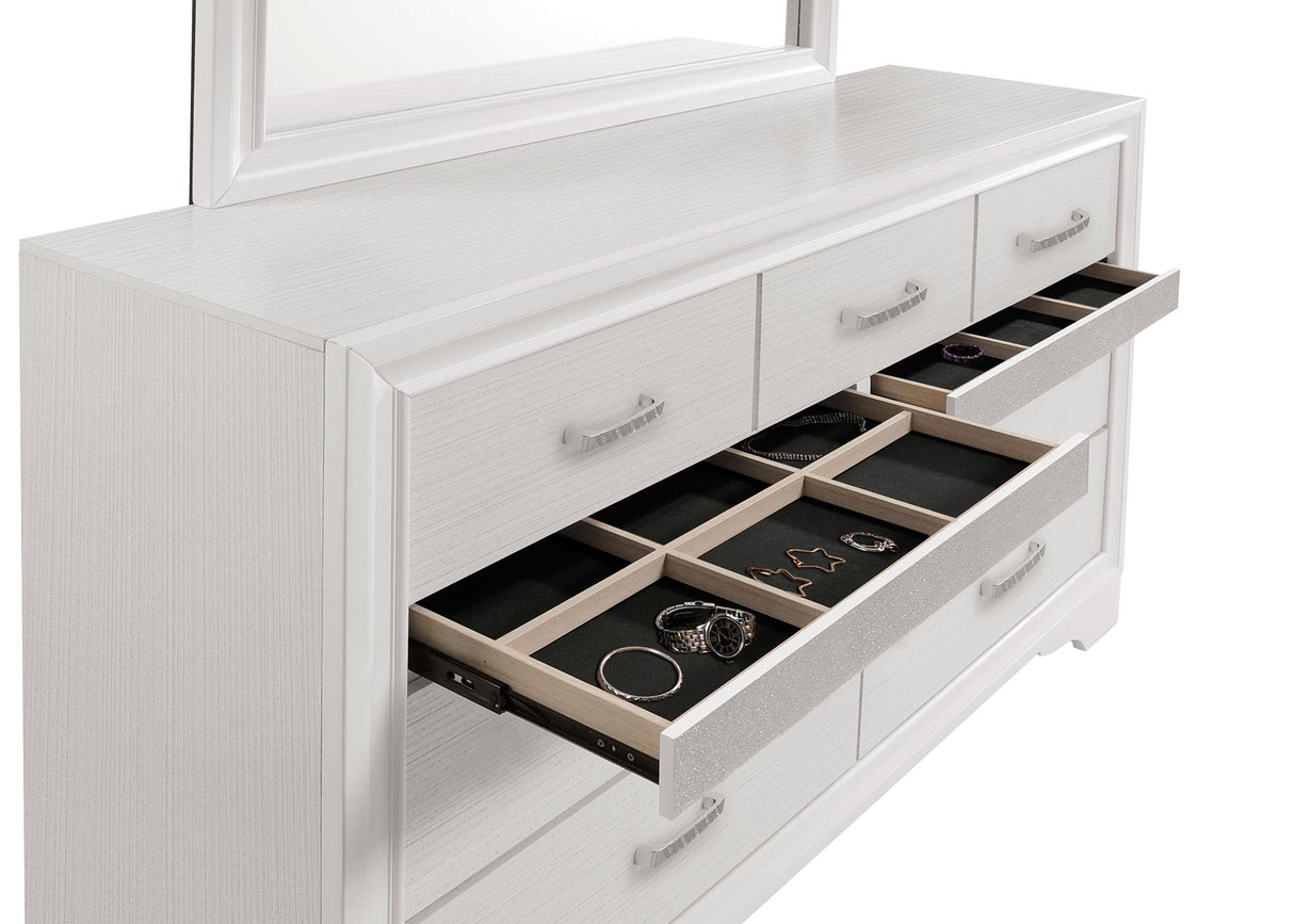 Miranda White 4-Piece Full Bedroom Set by Coaster at Eve Furniture