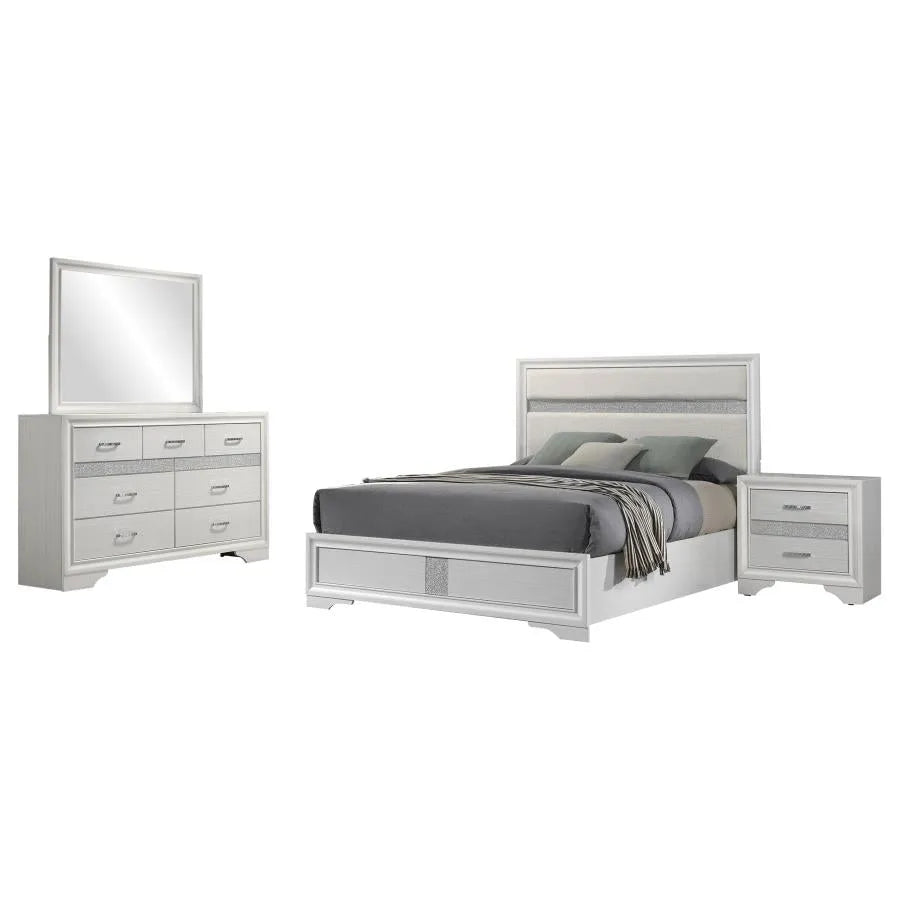 Miranda White 4-Piece Queen Bedroom Set by Coaster at Eve Furniture