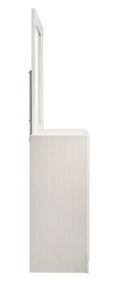 Miranda White Rectangular Mirror by Coaster at Eve Furniture