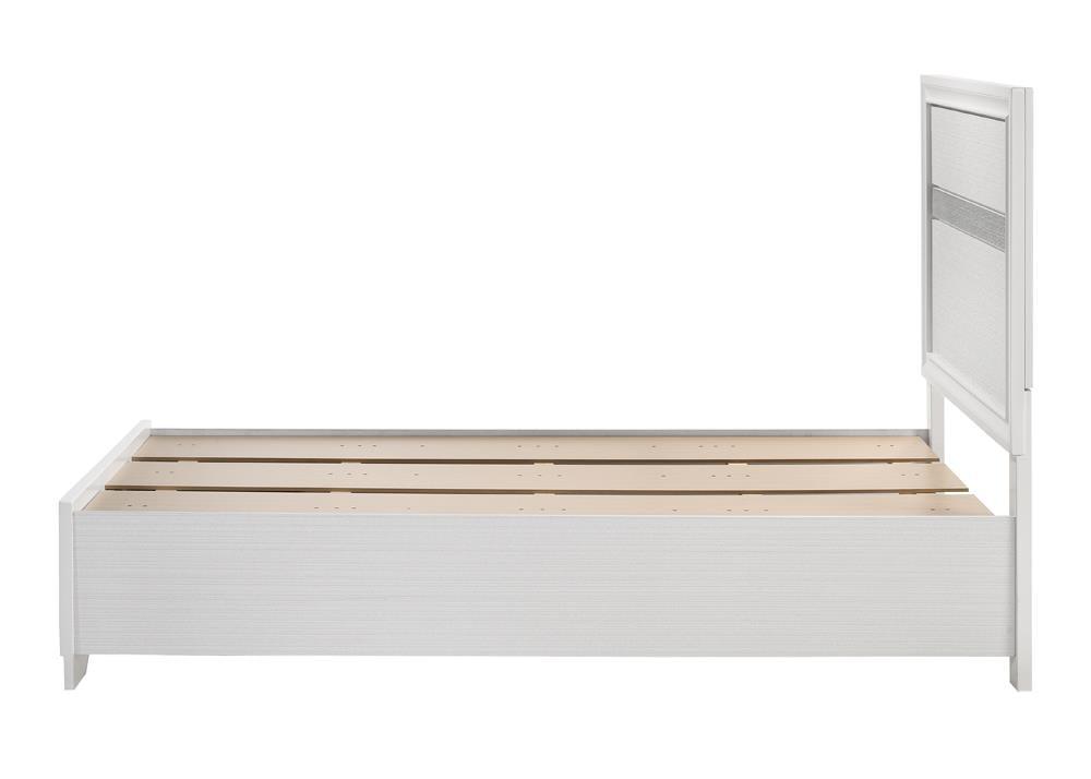 Miranda White Twin Storage Bed by Coaster at Eve Furniture