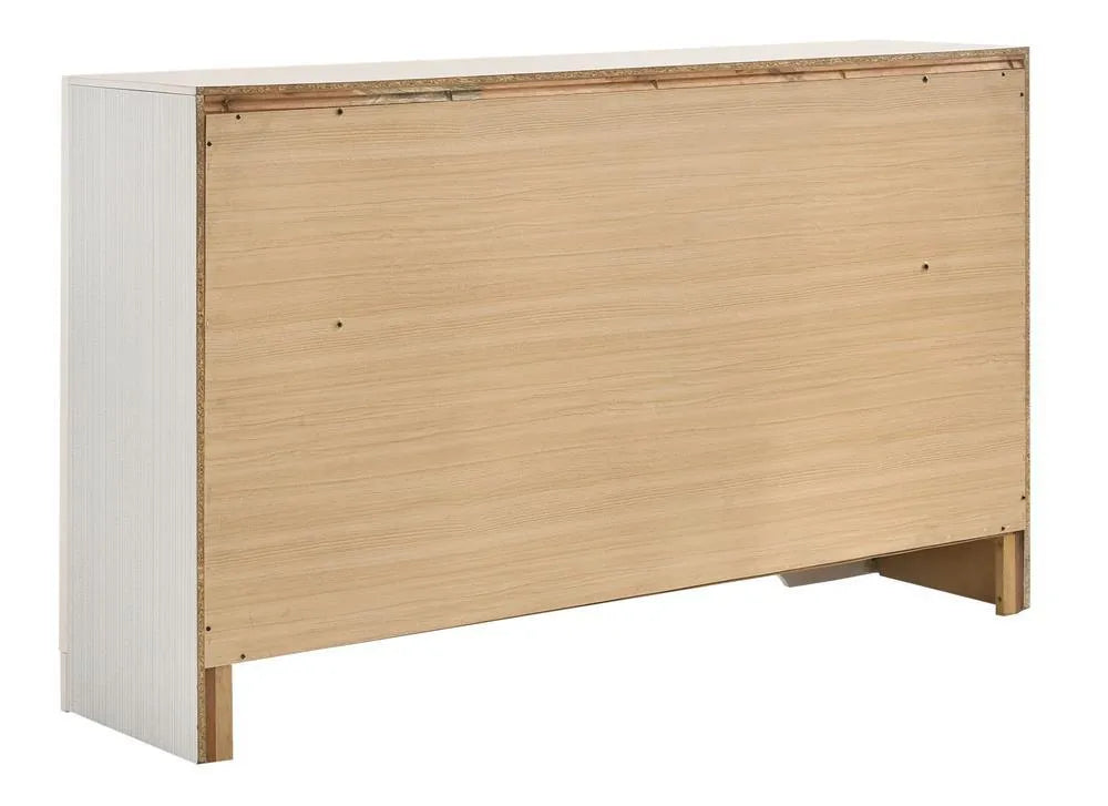 Miranda White/Rhinestone 7-Drawer Dresser by Coaster at Eve Furniture
