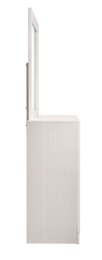 Miranda White/Rhinestone 7-Drawer Dresser by Coaster at Eve Furniture