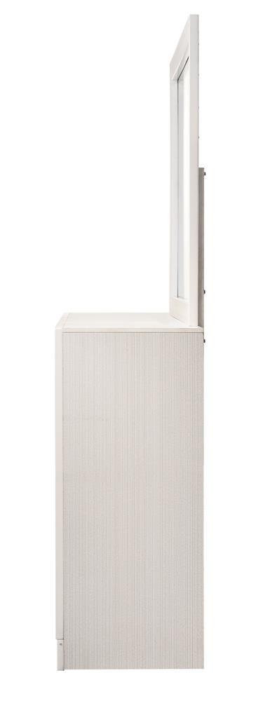 Miranda White/Rhinestone 7-Drawer Dresser by Coaster at Eve Furniture