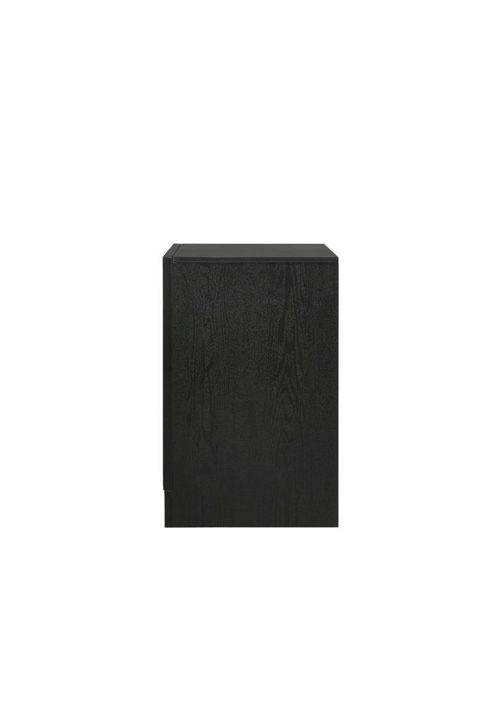 Miranda Black 2-Drawer Nightstand Tray by Coaster at Eve Furniture