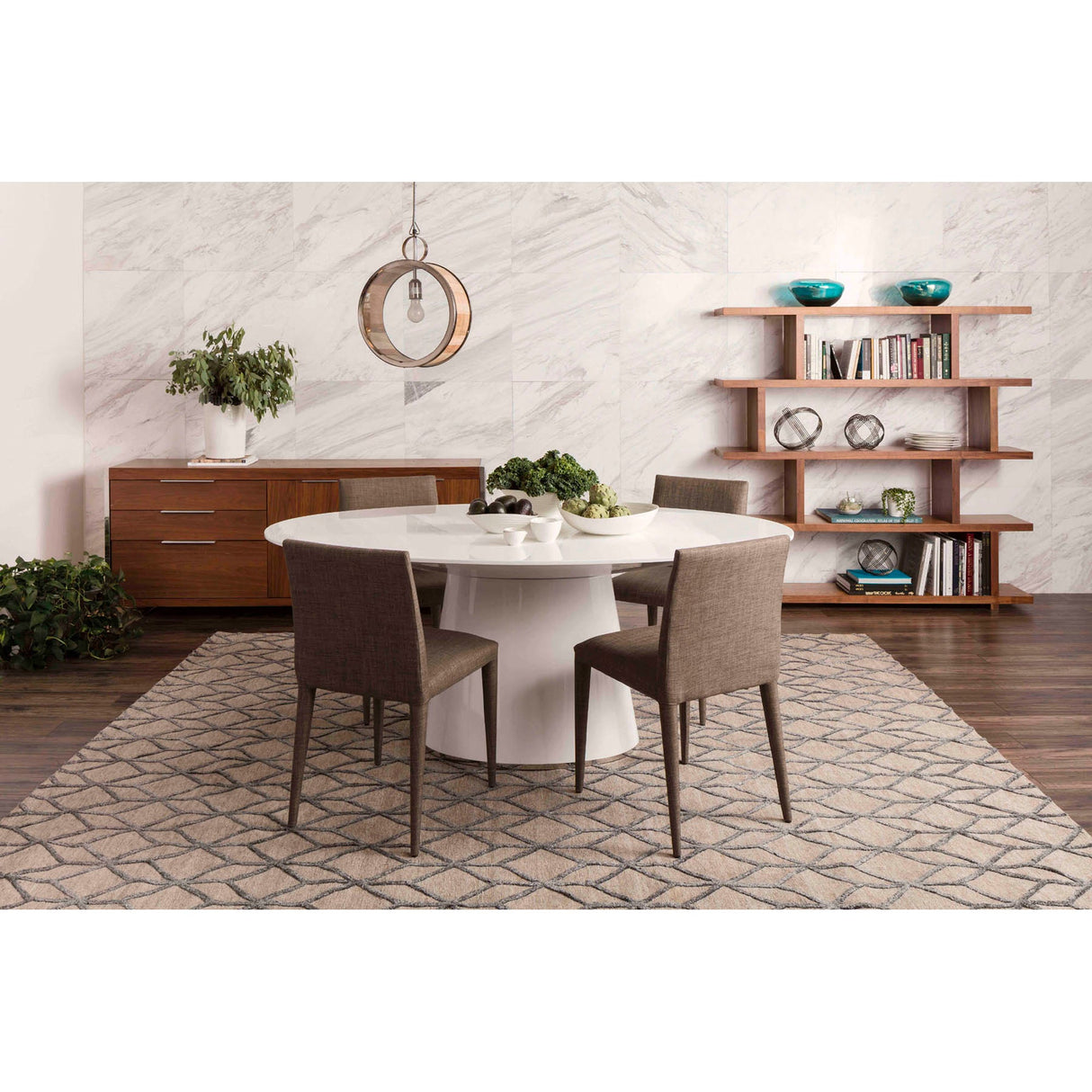 Miri Brown Large Shelf by Moe's Home at Eve Furniture
