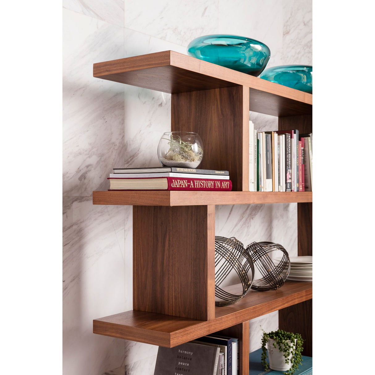 Miri Brown Large Shelf by Moe's Home at Eve Furniture