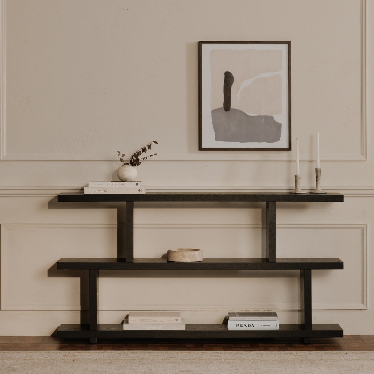 Miri Small Black Shelf by MOES at Eve Furniture