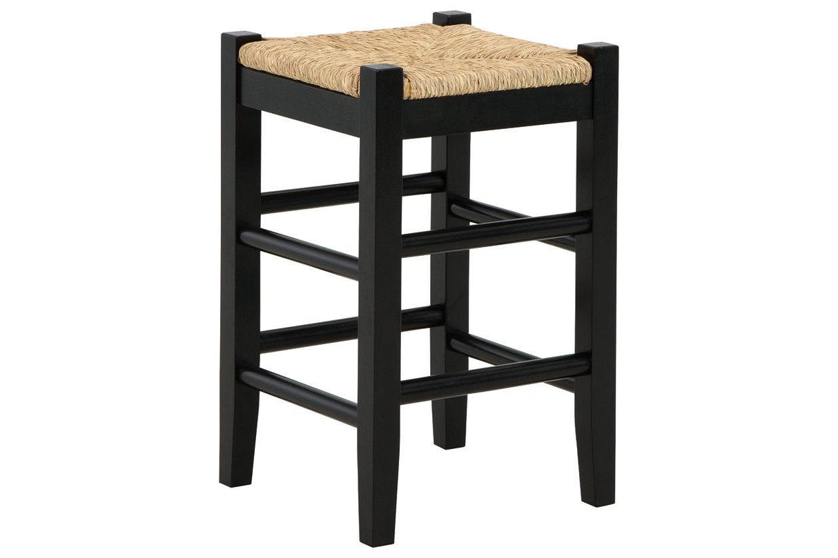 Mirimyn Black Counter Height Barstool, Set of 2 by Ashley at Eve Furniture