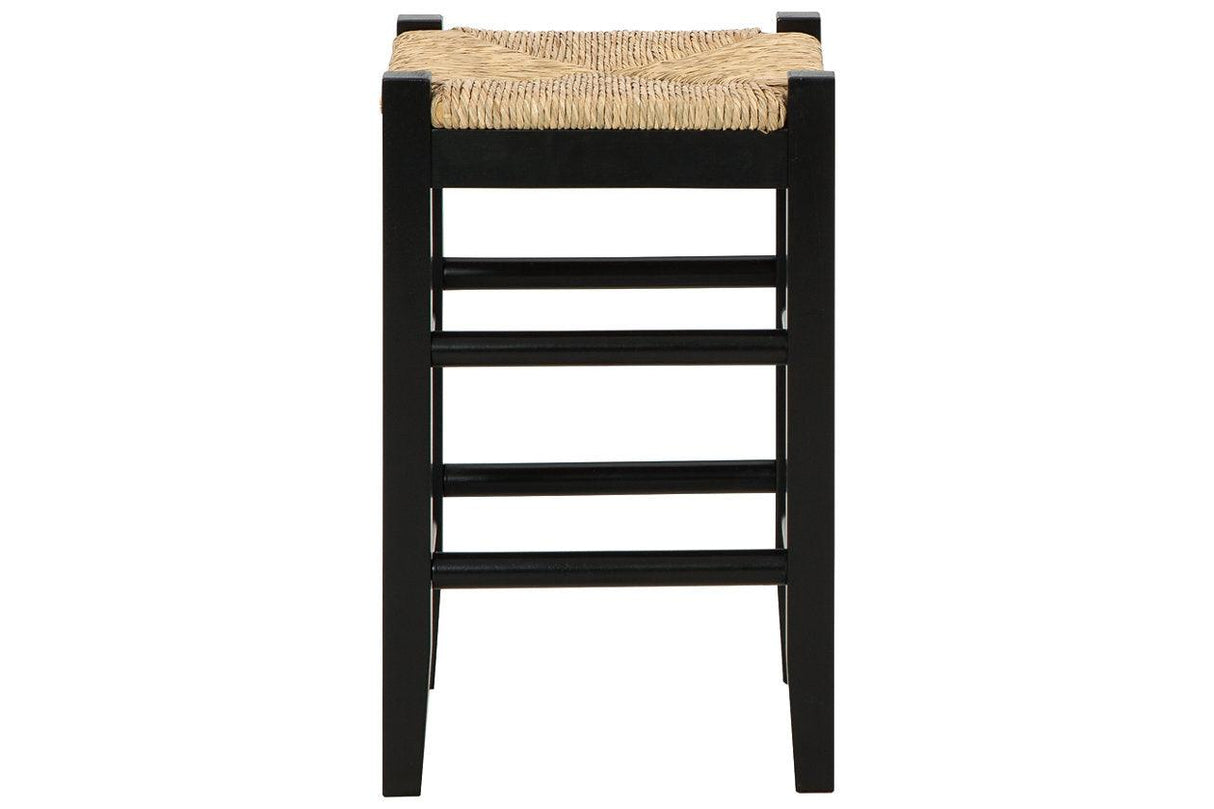 Mirimyn Black Counter Height Barstool, Set of 2 by Ashley at Eve Furniture