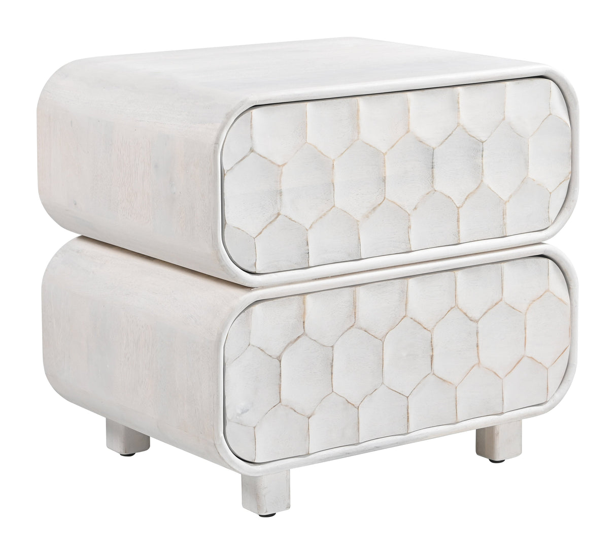 Miro Whitewashed Nightstand by Zuomod at Eve Furniture