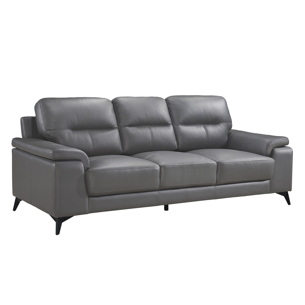 Mischa Dark Gray 2-Piece Living Room Set by Homelegance at Eve Furniture