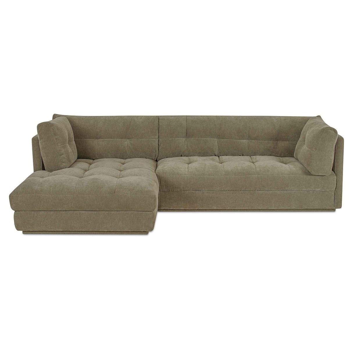 Mischa Sage Green Left Sectional by Moe's Home at Eve Furniture