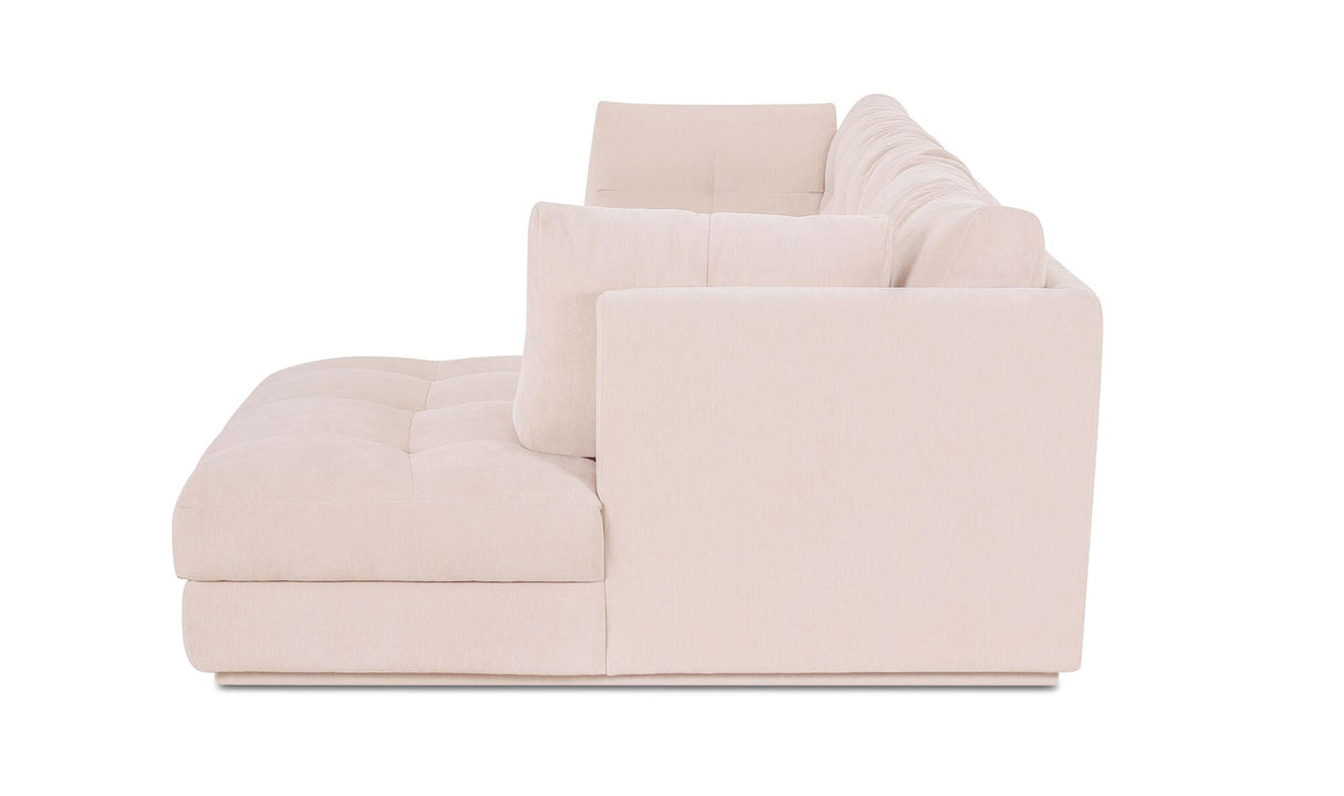 Mischa Sectional Light Beige by Moe's Home at Eve Furniture