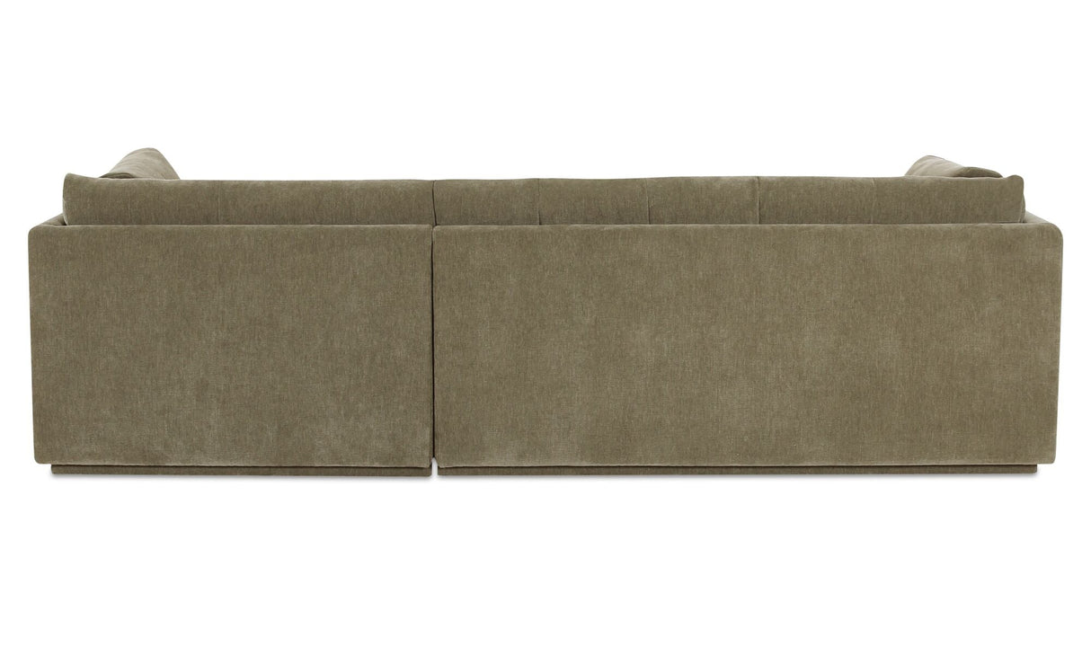 Mischa Sectional Sage Green by Moe's Home at Eve Furniture