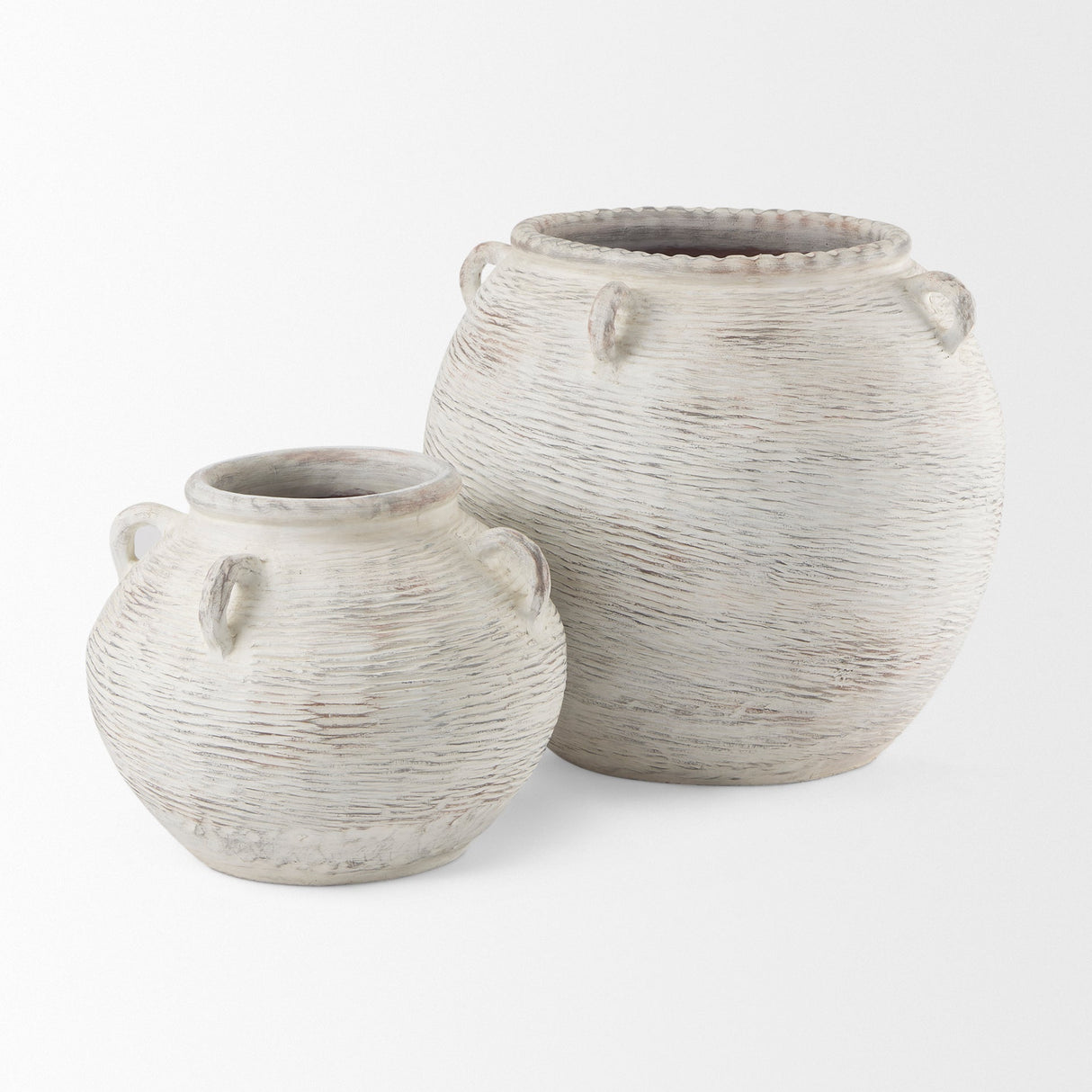 Misha 19.7L x 19.7W x 16.1H Ceramic Floor Vase by Mercana at Eve Furniture