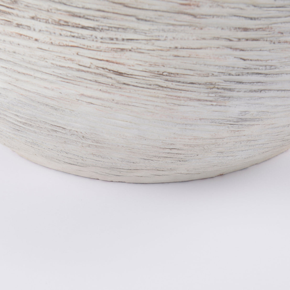 Misha 25.2L x 25.2W x 22.4H Cream Ceramic Floor Vase by Mercana at Eve Furniture