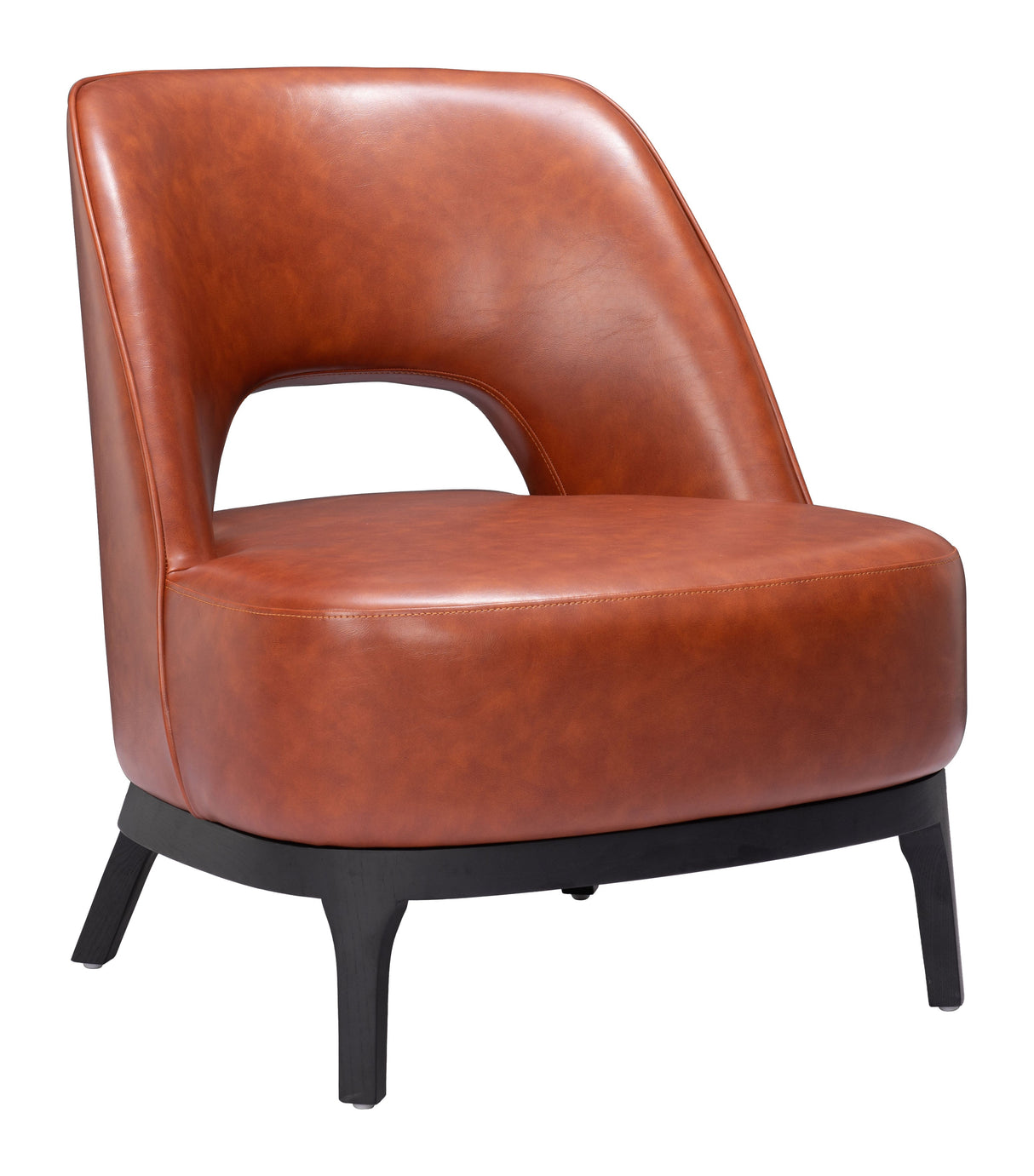 Mistley Brown Accent Chair by Zuomod at Eve Furniture