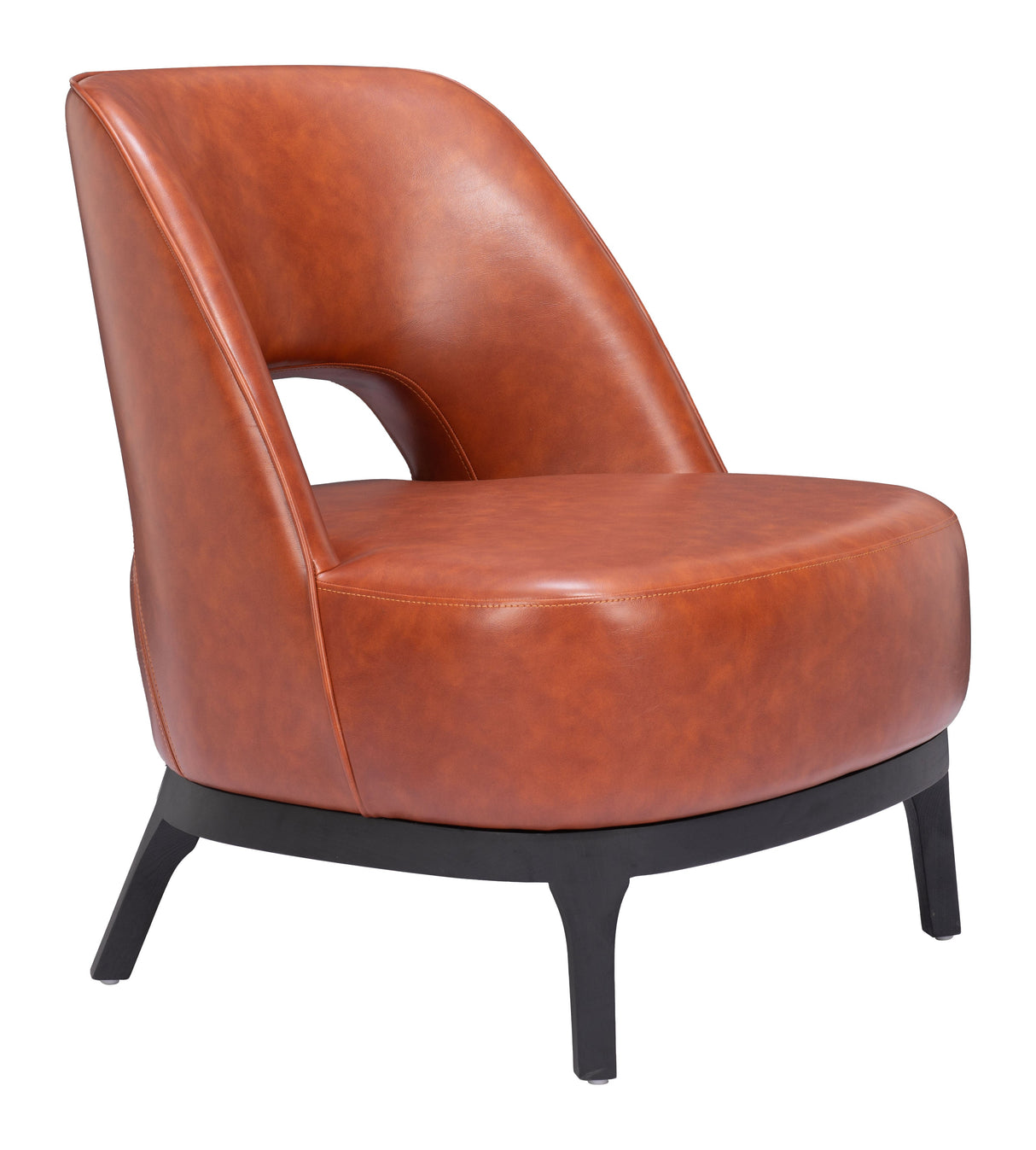 Mistley Brown Accent Chair by Zuomod at Eve Furniture