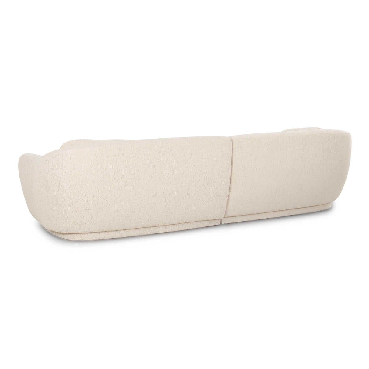 Misty Cream Boucle Modular 4-Seater Sofa by TOV Furniture at Eve Furniture