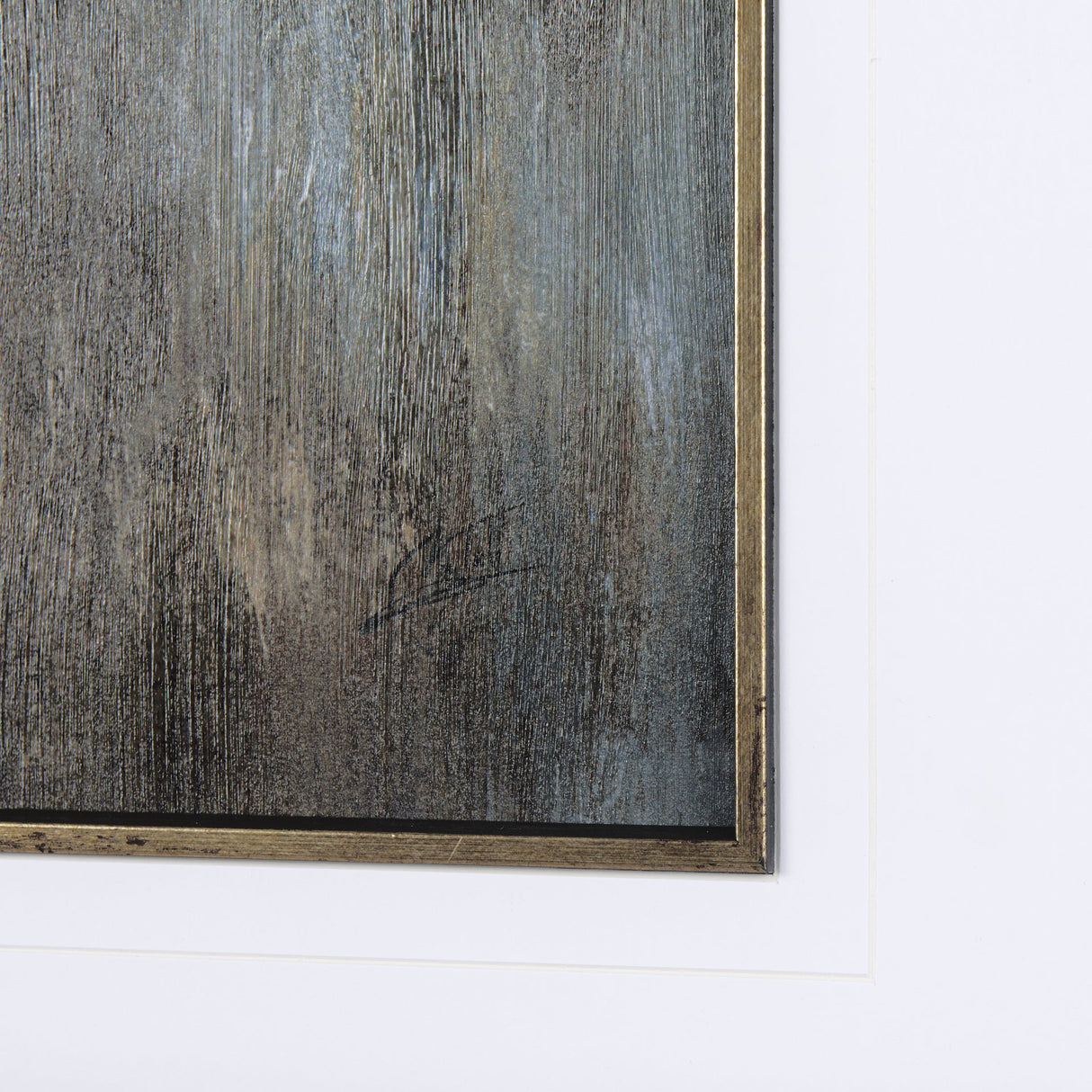 Misty day II by Mercana Studio a Hand Embellished Textured Framed Art Print Matted under Glass by Mercana at Eve Furniture