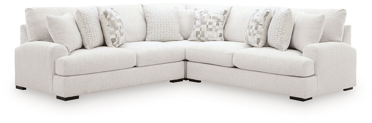 Misty-Lakes Chalk 3-Piece Sectional by Ashley at Eve Furniture
