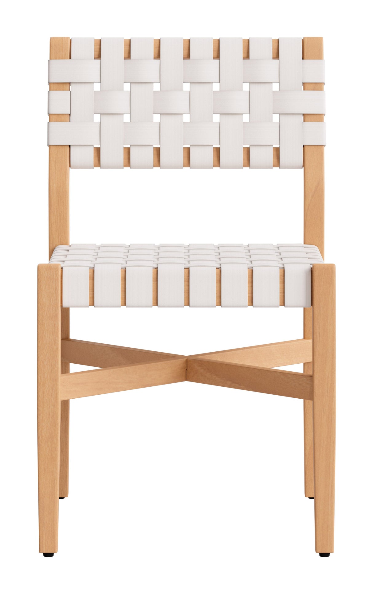 Mizuya White Outdoor Dining Chair by Zuomod at Eve Furniture