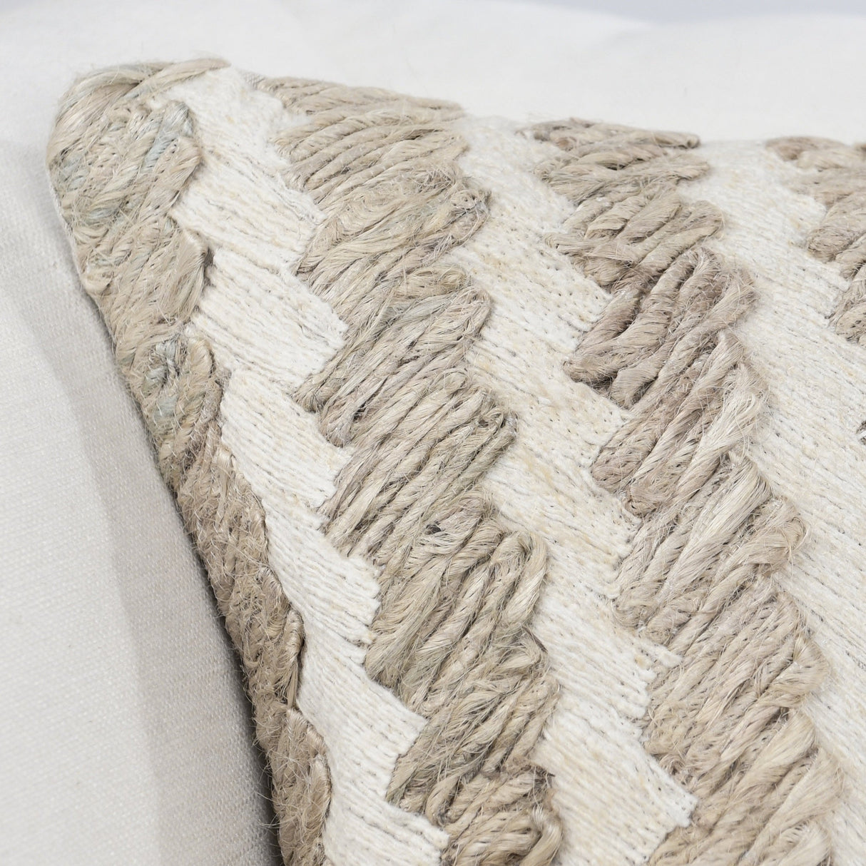 ML Burrows Ivory Multi 18x18 Throw Pillow (Set of 2) by Classic Home at Eve Furniture