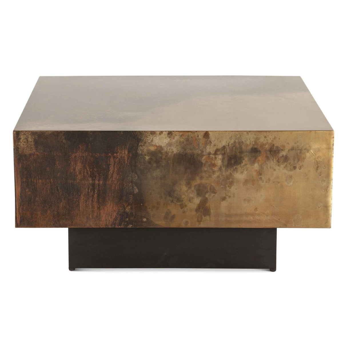 Moab 35" Coffee Table in Oxidized Copper by Home Trends & Design at Eve Furniture