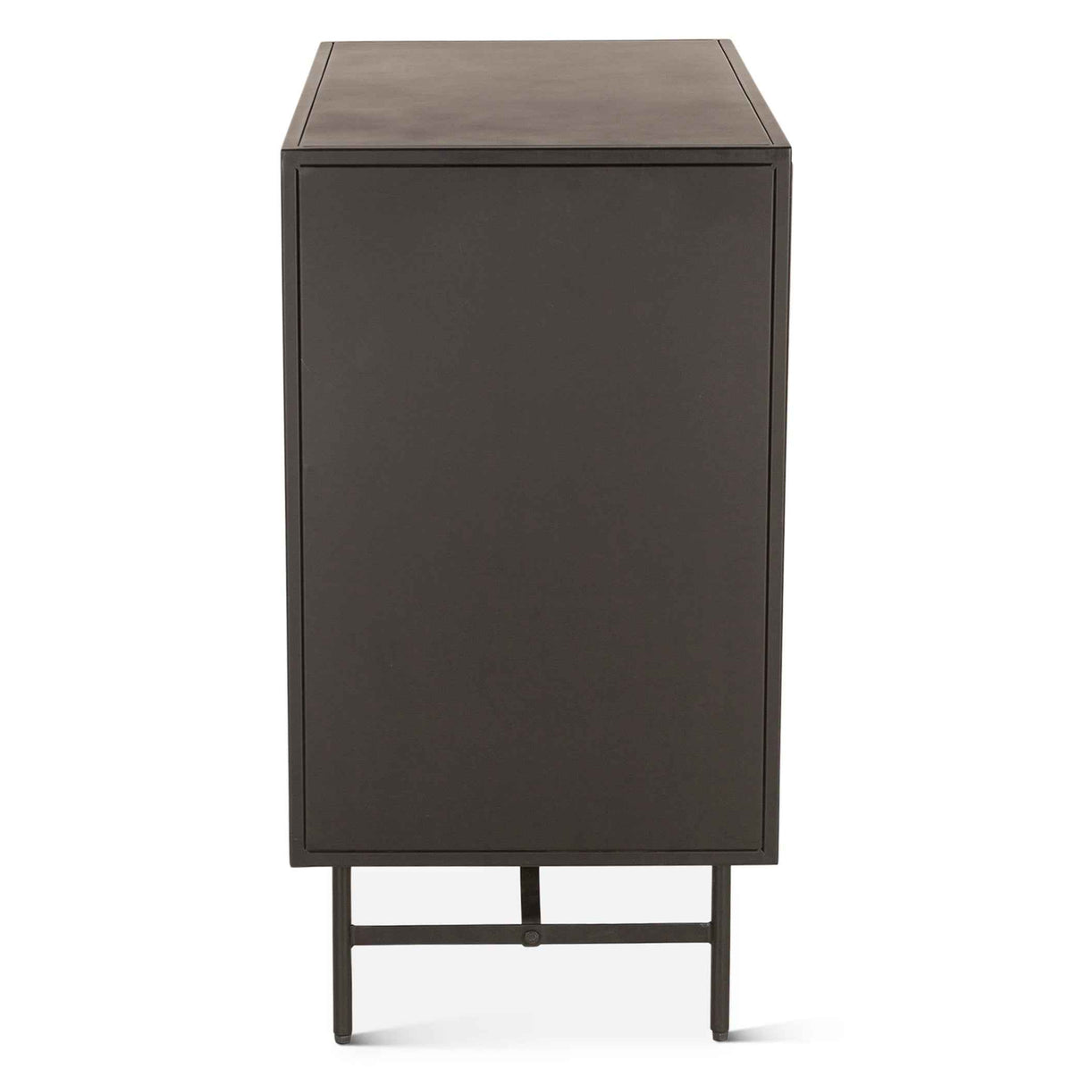 Moab 39" Bar Cabinet in Oxidized Black by Home Trends & Design at Eve Furniture