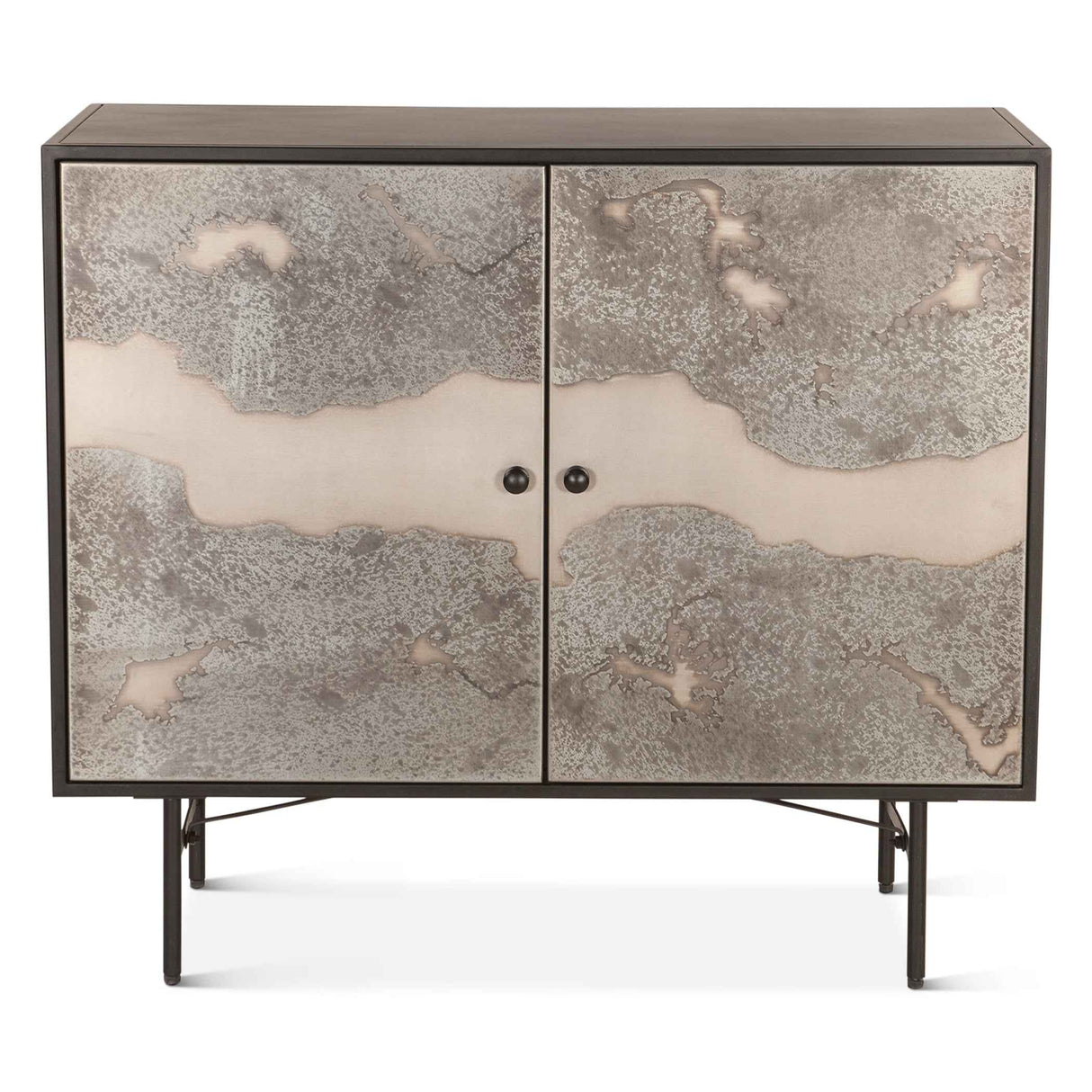 Moab 39" Bar Cabinet in Oxidized Black by Home Trends & Design at Eve Furniture