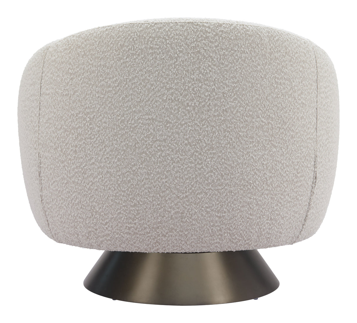 Modan Misty Gray Swivel Chair by Zuomod at Eve Furniture